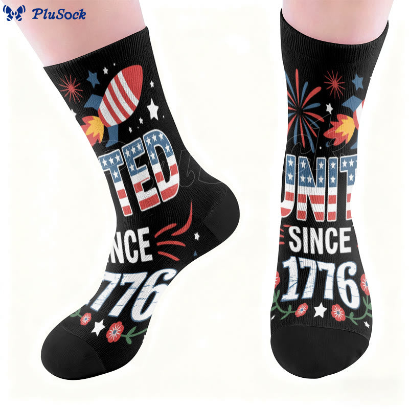 United States Alphabet Quarter Socks - image 7