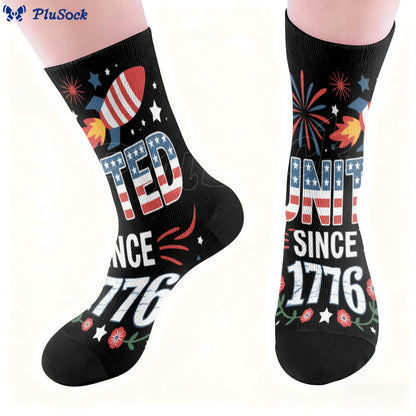 United States Alphabet Quarter Socks - image 7