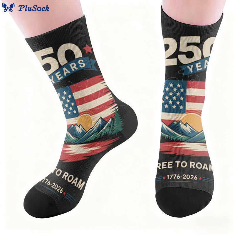 United States Alphabet Quarter Socks - image 8