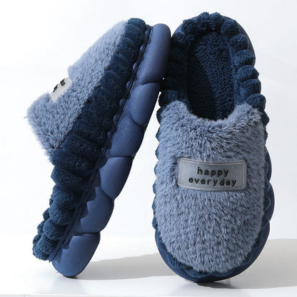Plus Size Happy Everyday Slippers - Navy Blue - EU46-47(US9-10) - image 4