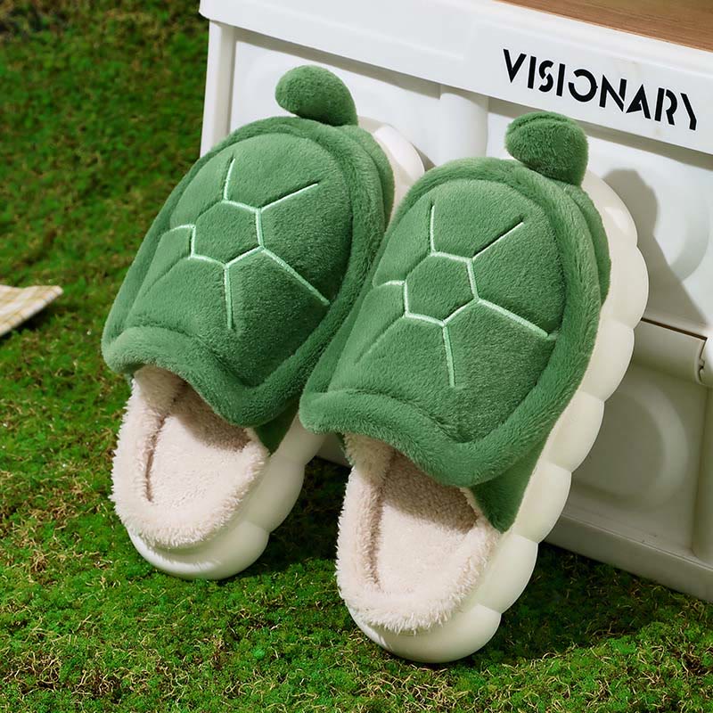 Plusock Cute Turtle Slippers - Green - EU40-41(US7-7.5) - image 5
