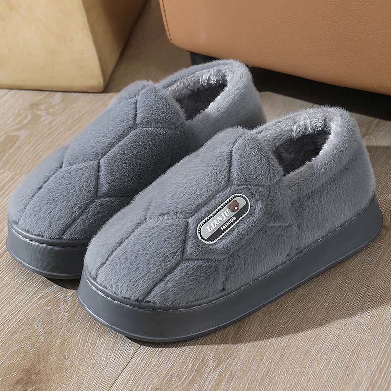 Plus Size Diamond Slippers - Grey - Closed Heel - EU50-51(US10.5-11) - image 7