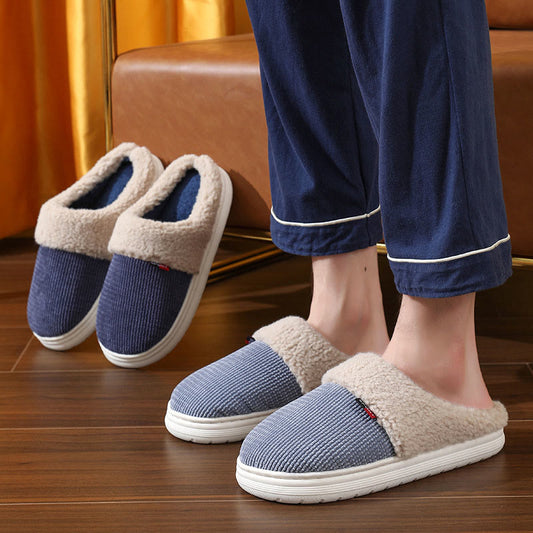 Plus Size Thick Fleece Lining Slippers - image 0