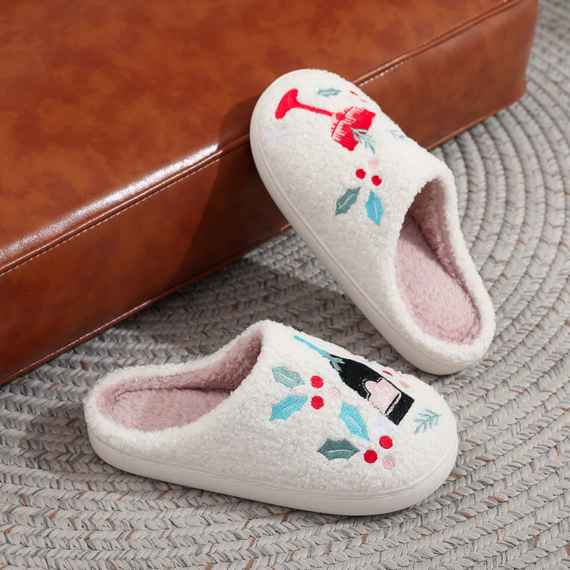 Plusock Plus Size Berry Wine Glass Slippers - image 1