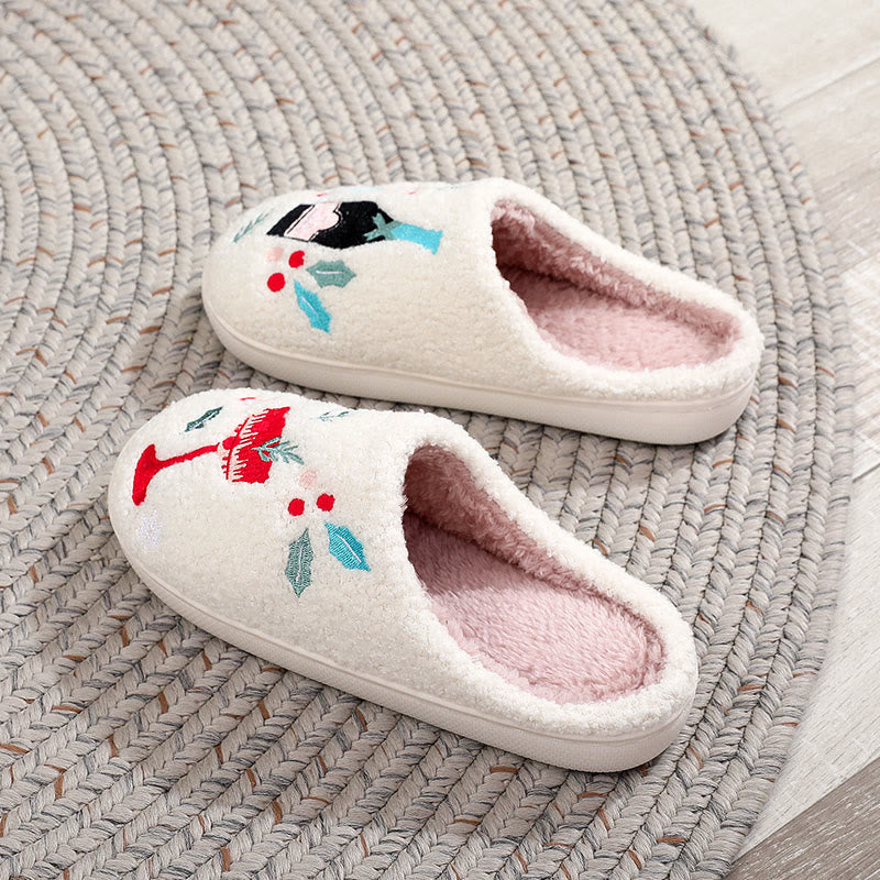 Plusock Plus Size Berry Wine Glass Slippers - image 4