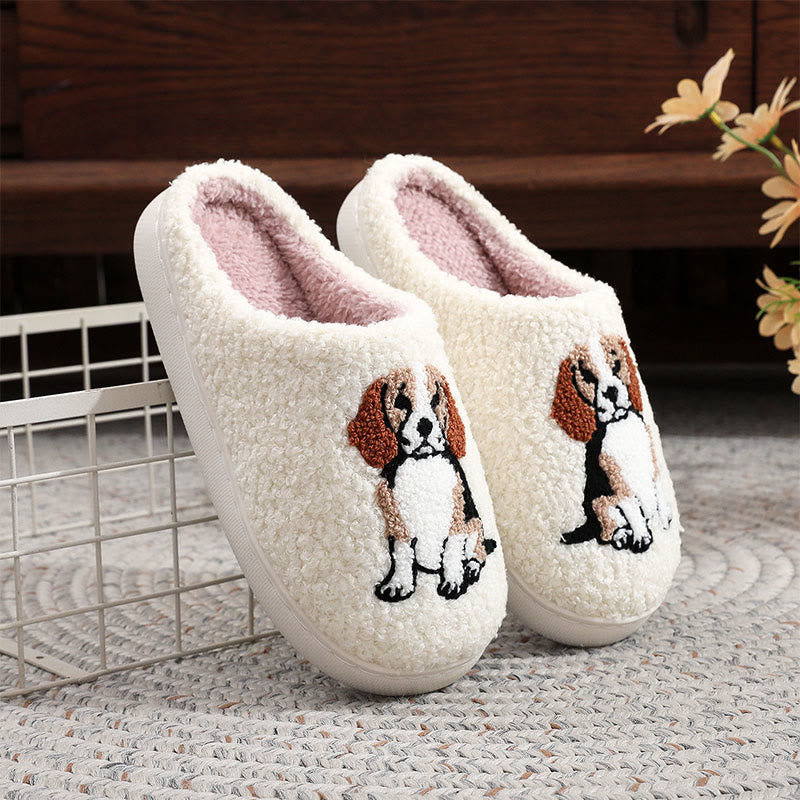 Plusock Plus Size Beagle Slippers - image 3