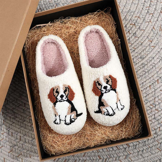 Plus Size Beagle Slippers - image 0