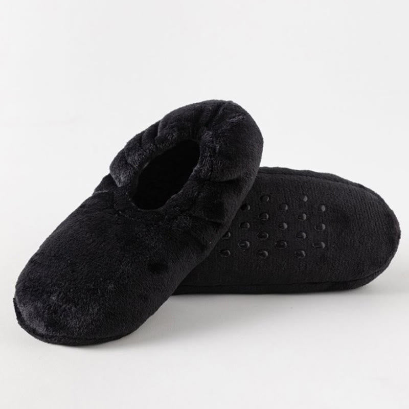 Plus Size Cozy Winter Warmth Slipper Socks - Black - EU46-48(US12-13) - image 8