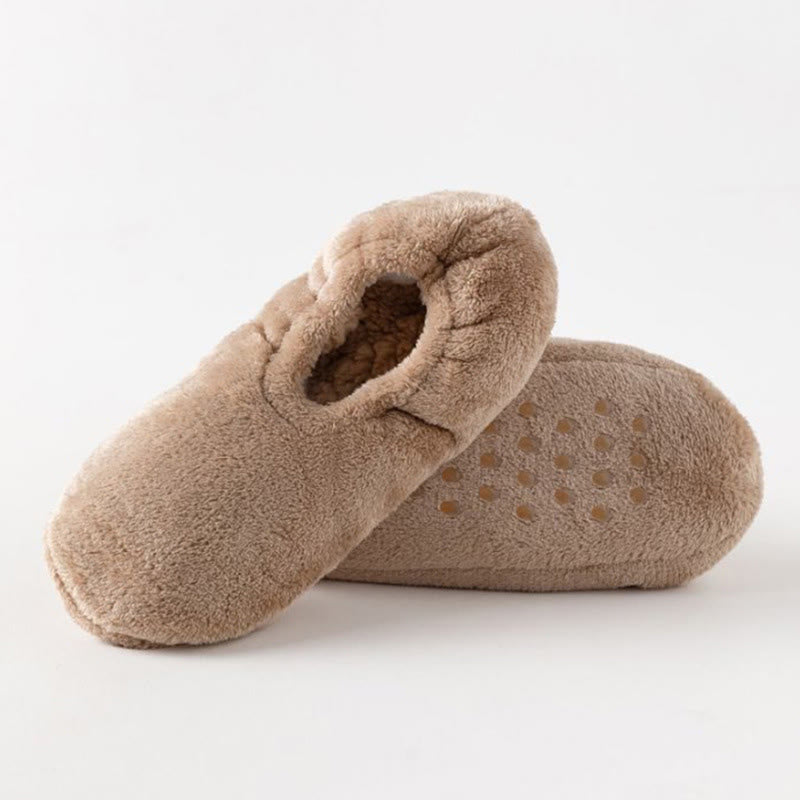 Plus Size Cozy Winter Warmth Slipper Socks - Apricot - EU46-48(US12-13) - image 9
