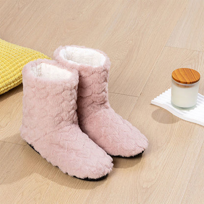 High Top Solid Color Slipper Socks - Pink - EU38-40(US5-7) - image 9