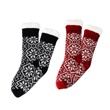 Christmas Snowflakes Slipper Socks - image 6
