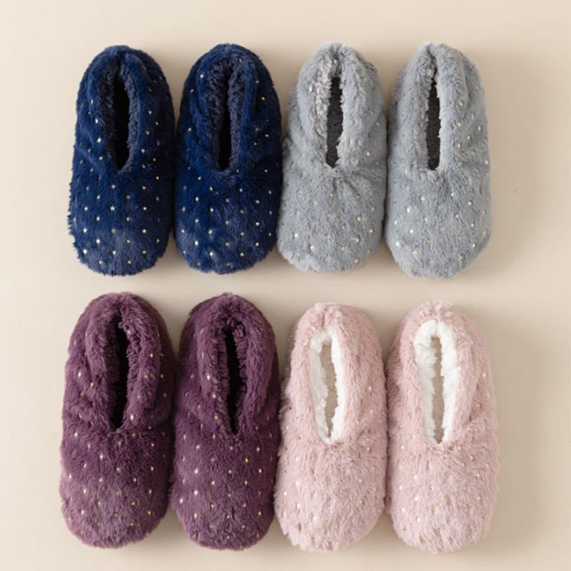 Plus Size Stamping Dots Slipper Socks - image 9