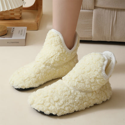 Plus Size Cozy Home Slippers - Beige - EU44-45(US9-10) - image 4