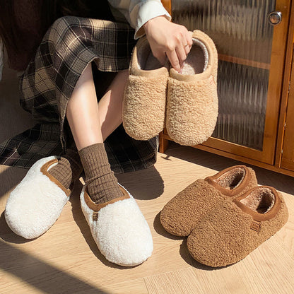 Plus Size Soft Sole Winter Slippers - image 0