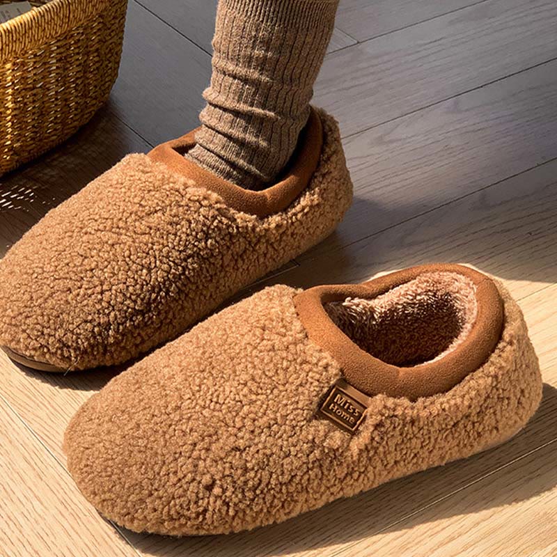 Plus Size Soft Sole Winter Slippers - image 2