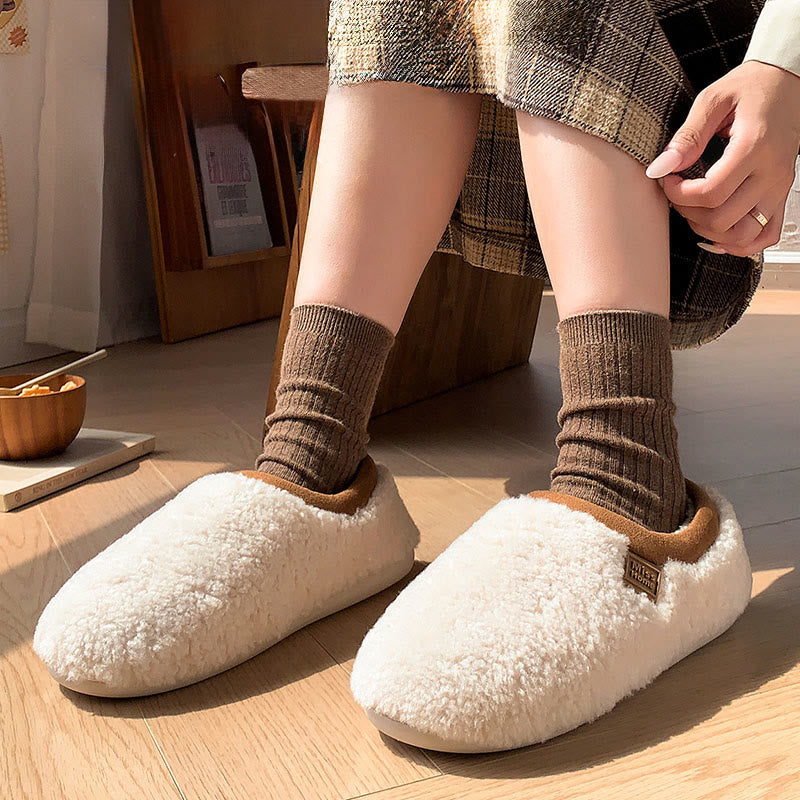 Plus Size Soft Sole Winter Slippers - image 3