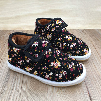 Plus Size Flower Plant Leopard Print Slippers - Black - EU42(US7.5) - image 5