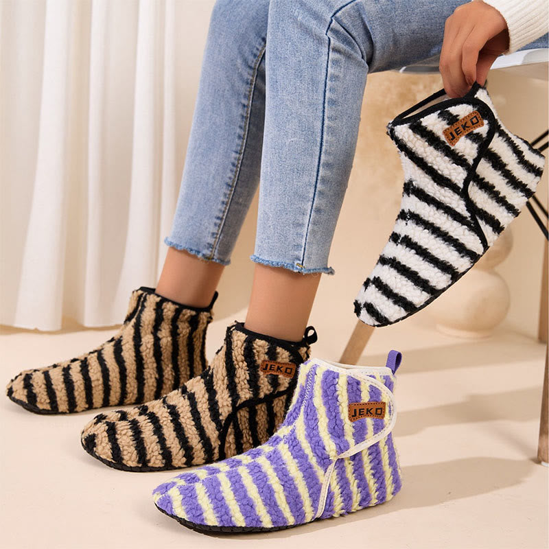 Plus Size Stripe Slippers - image 0