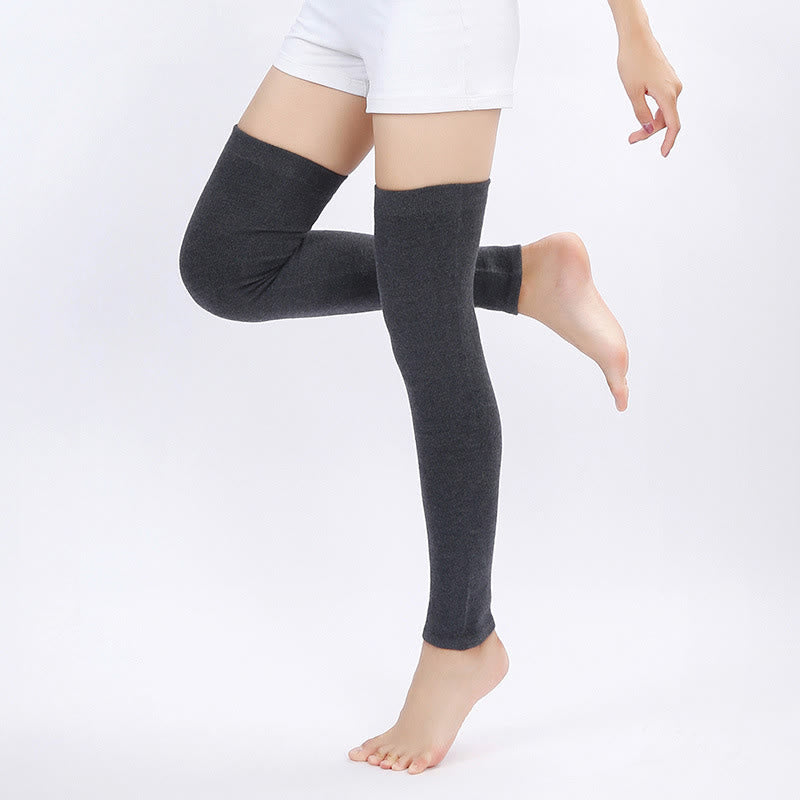 Plusock Flexible Soft Thigh Sleeves - Dark Grey - XL - image 1