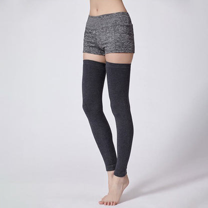 Plusock Solid Color Long Thigh Sleeves - image 3