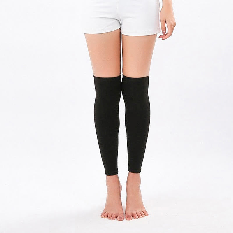 Plusock Solid Color Knee Sleeves - Black - XL - image 0