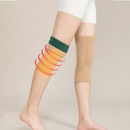 Thickened Fleece Warmth Knee Sleeves - image 4