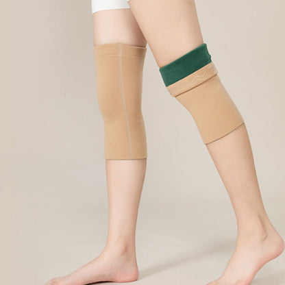 Thickened Fleece Warmth Knee Sleeves - image 2
