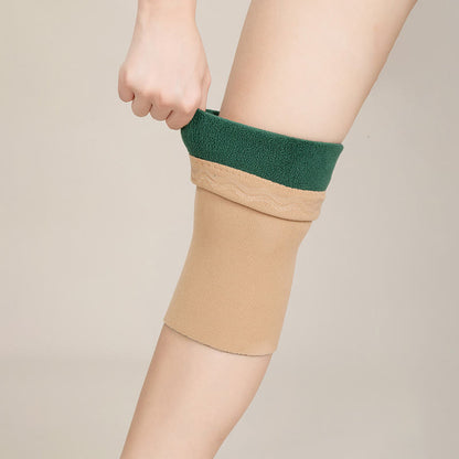 Thickened Fleece Warmth Knee Sleeves - image 3