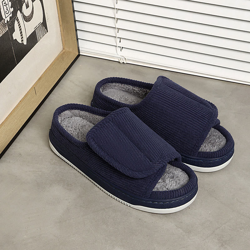 Plus Size Durable Sole Slippers - Blue - EU48-49(US12.5-13) - image 18