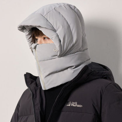 Winter Fleece Lined Hooded Scarf - image 2