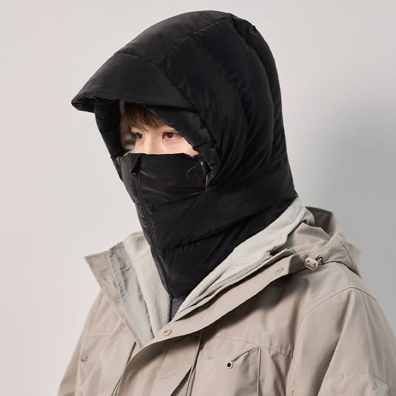 Winter Fleece Lined Hooded Scarf - image 4