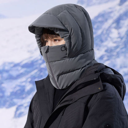 Winter Fleece Lined Hooded Scarf - image 8