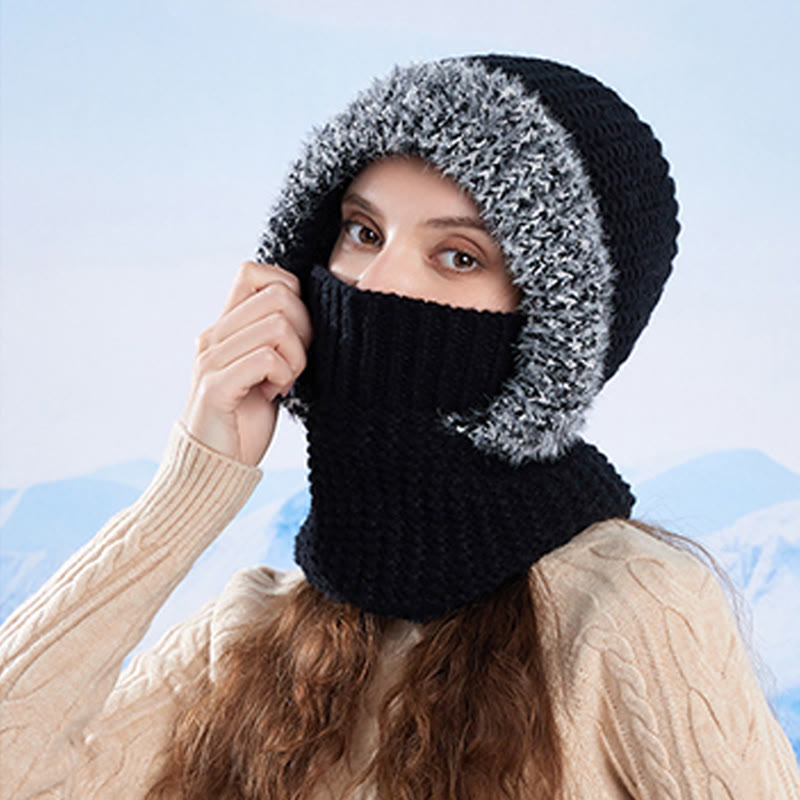 Stand Up Face Cover Hooded Scarf - image 8