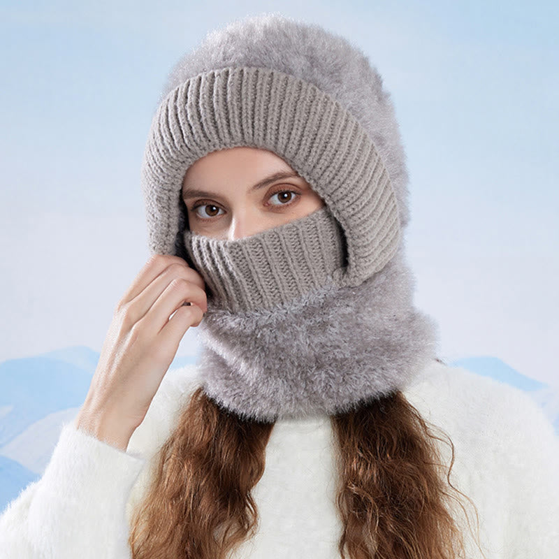 Warm Winter Hooded Scarf - image 5