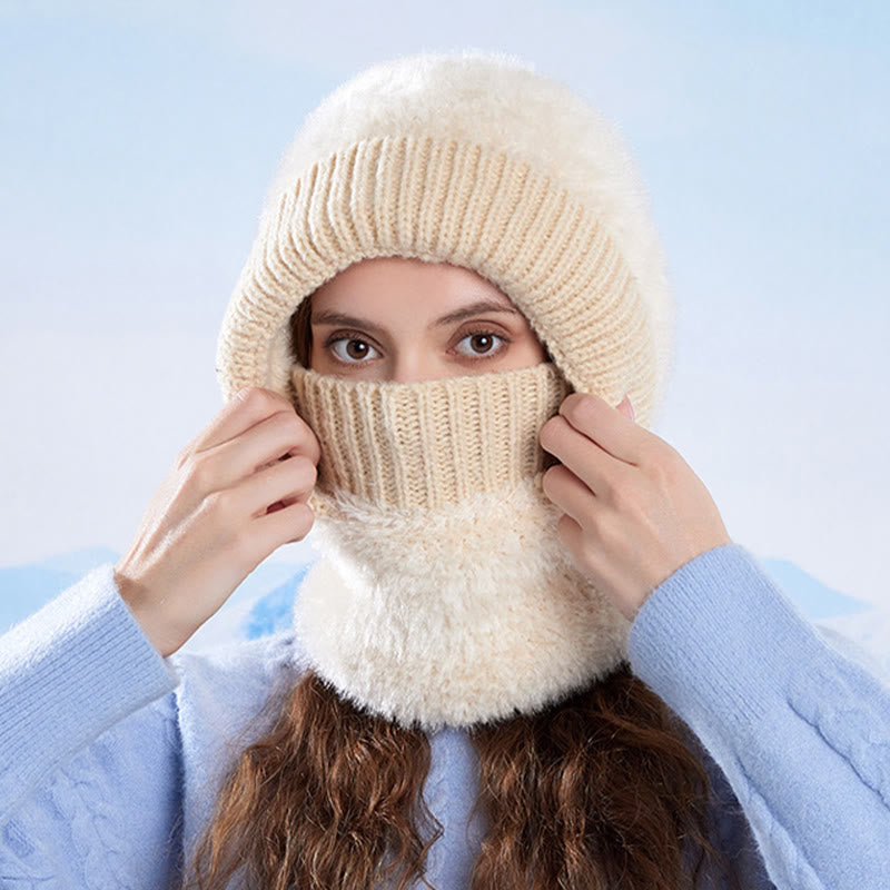 Warm Winter Hooded Scarf - image 8