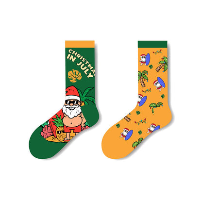Funny Odd Quarter Socks(4 Pairs) - image 10