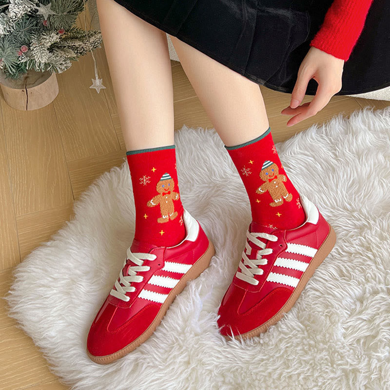 Creative Cartoon Quarter Socks(4 Pairs) - image 3