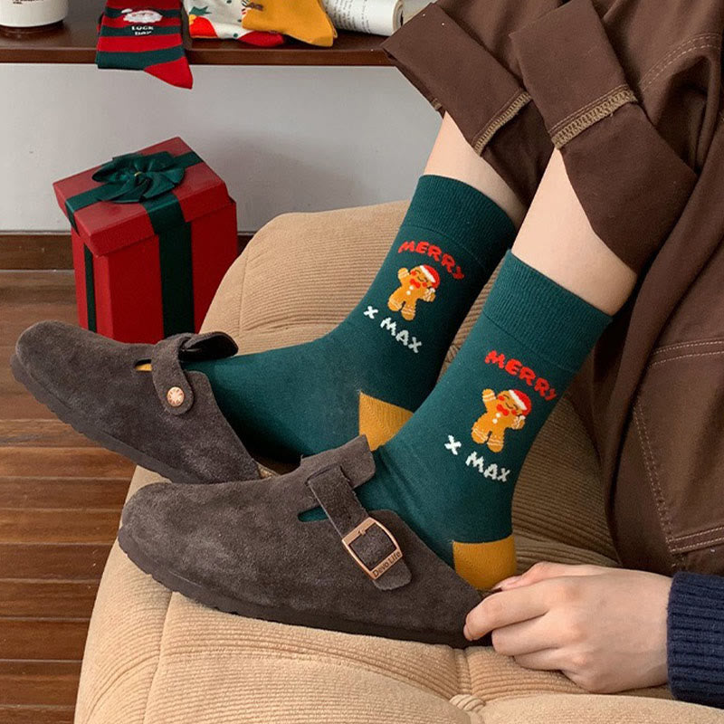 Red Christmas Quarter Socks(4 Pairs) - image 5