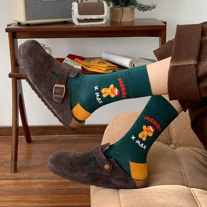 Red Christmas Quarter Socks(4 Pairs) - image 7