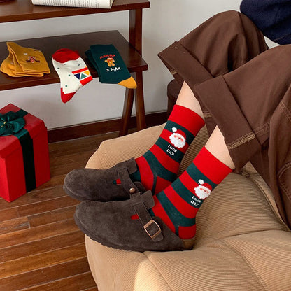 Red Christmas Quarter Socks(4 Pairs) - image 9