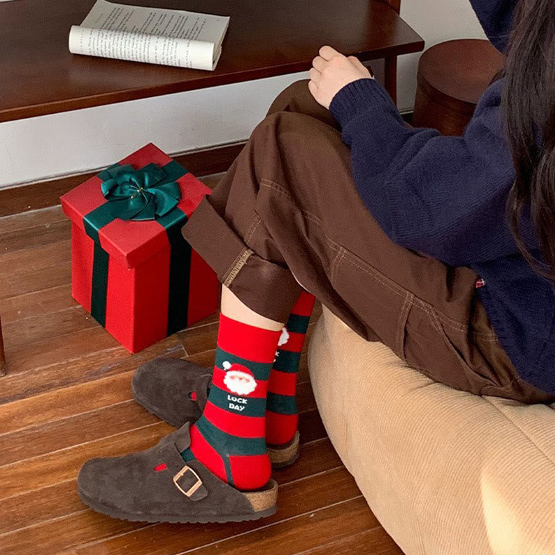 Red Christmas Quarter Socks(4 Pairs) - image 6