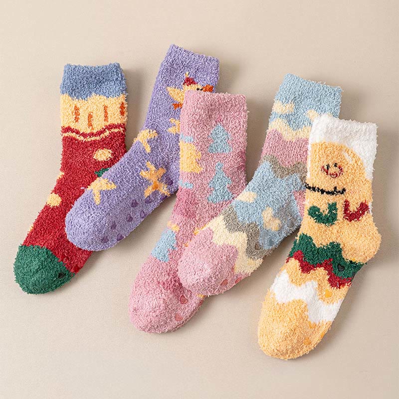 Non Shedding Coral Fleece Slipper Socks - image 9