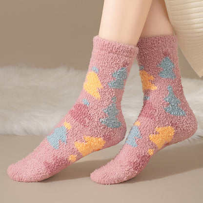 Non Shedding Coral Fleece Slipper Socks - image 2