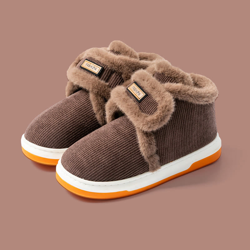 Plus Size Skin Friendly Slippers - Brown - EU44-45(US10-11) - image 8