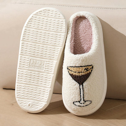 Plus Size Cocktail Glass Slippers - image 5