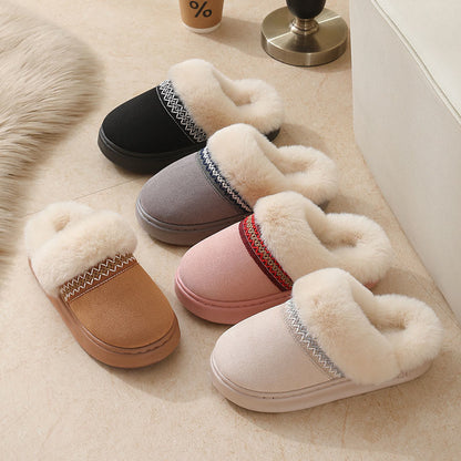 Plus Size Lace Ethnic Style Slippers - image 8