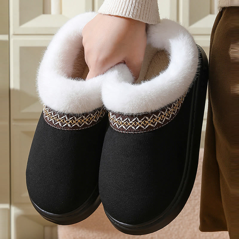 Plus Size Soft Suede Slippers - image 9