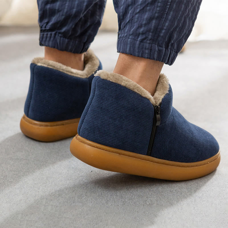 Plus Size Soft Zipper Slippers - image 2