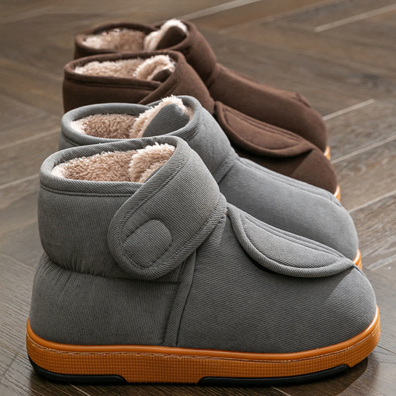 Plus Size Wind Blocking Winter Slippers - image 5