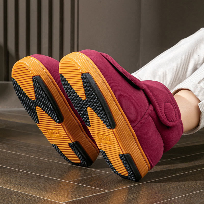 Plus Size Wind Blocking Winter Slippers - image 4